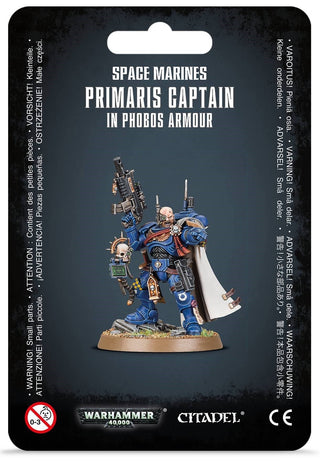 Warhammer: 40K - Space Marines Primaris Captain in Phobos Armour [PLAS] - Warhammer Box Sets Sealed
