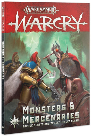 Warhammer: Age of Sigmar - Warcry: Monsters & Mercenaries [NOVE] - Warhammer Books Sealed