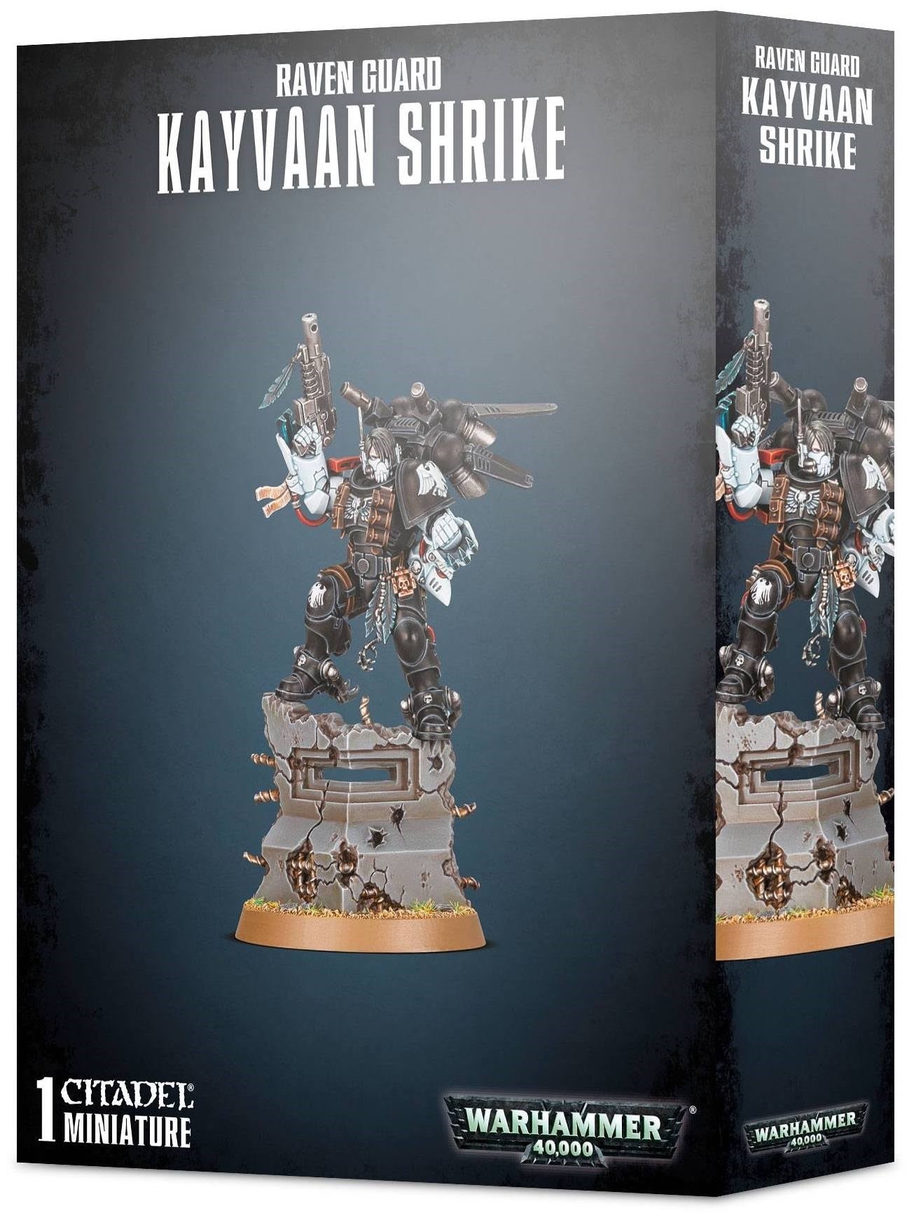 Warhammer: 40K - Raven Guard Kayvaan Shrike [PLAS] - Warhammer Box Sets Sealed