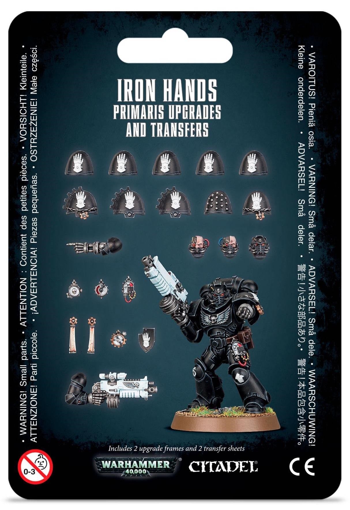 Warhammer: 40K - Iron Hands Primaris Upgrades & Transfers [PLAS] - Warhammer Box Sets Sealed