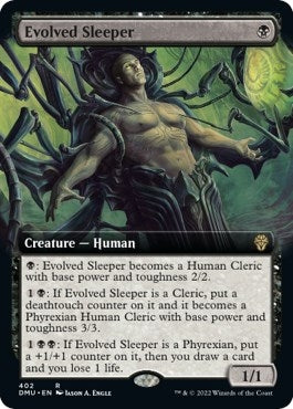 Evolved Sleeper (Extended Art) (402) [DMU] - MTG Single