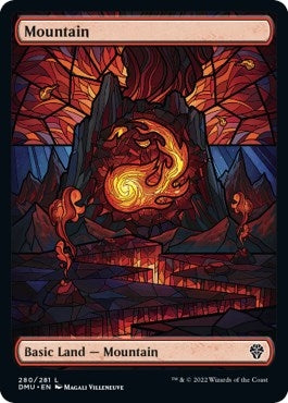 Mountain (Showcase) (280) [DMU] - MTG Single