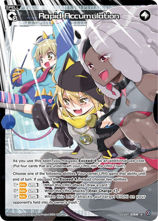 Rapid Accumulation (Parallel Foil) (4094) [WXDi-P04] - WIXOSS Single