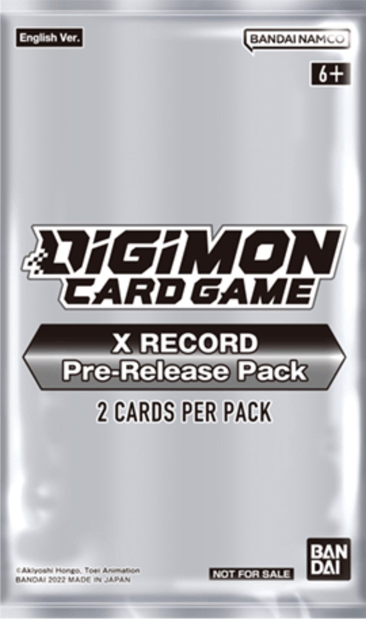 X Record Pre-Release Pack [BT09_PR] - Digimon Card Game Sealed