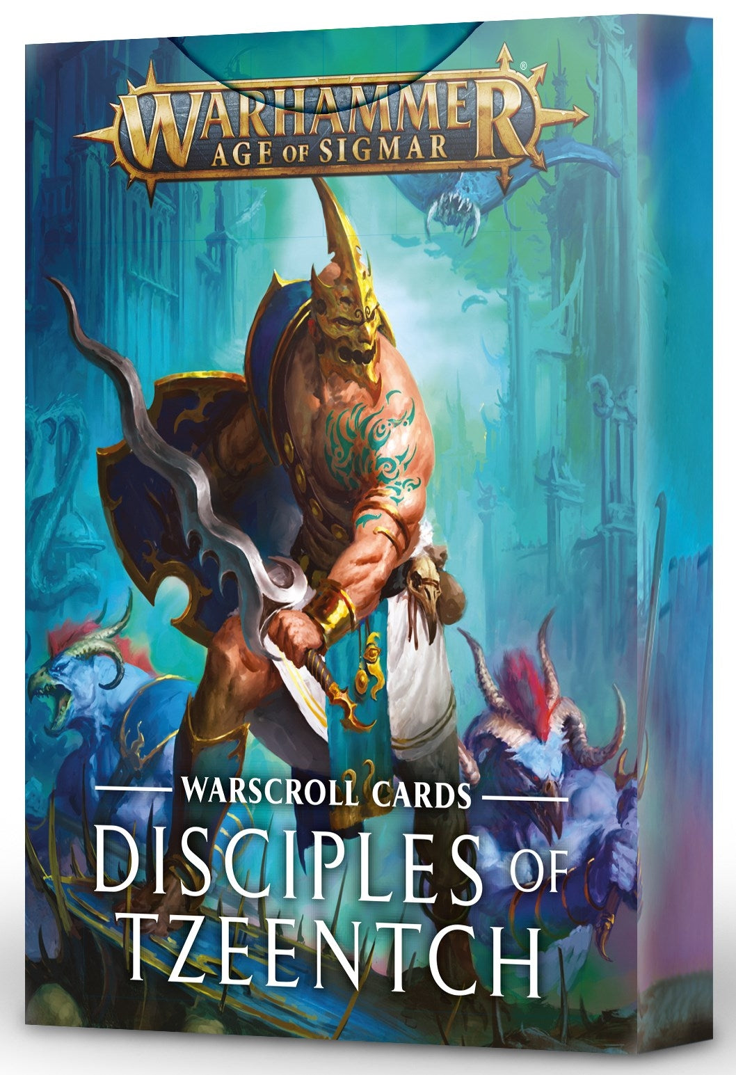 Warhammer: Age of Sigmar - Warscroll Cards: Disciples of Tzeentch [ACCS] - Warhammer Game Accessories Sealed