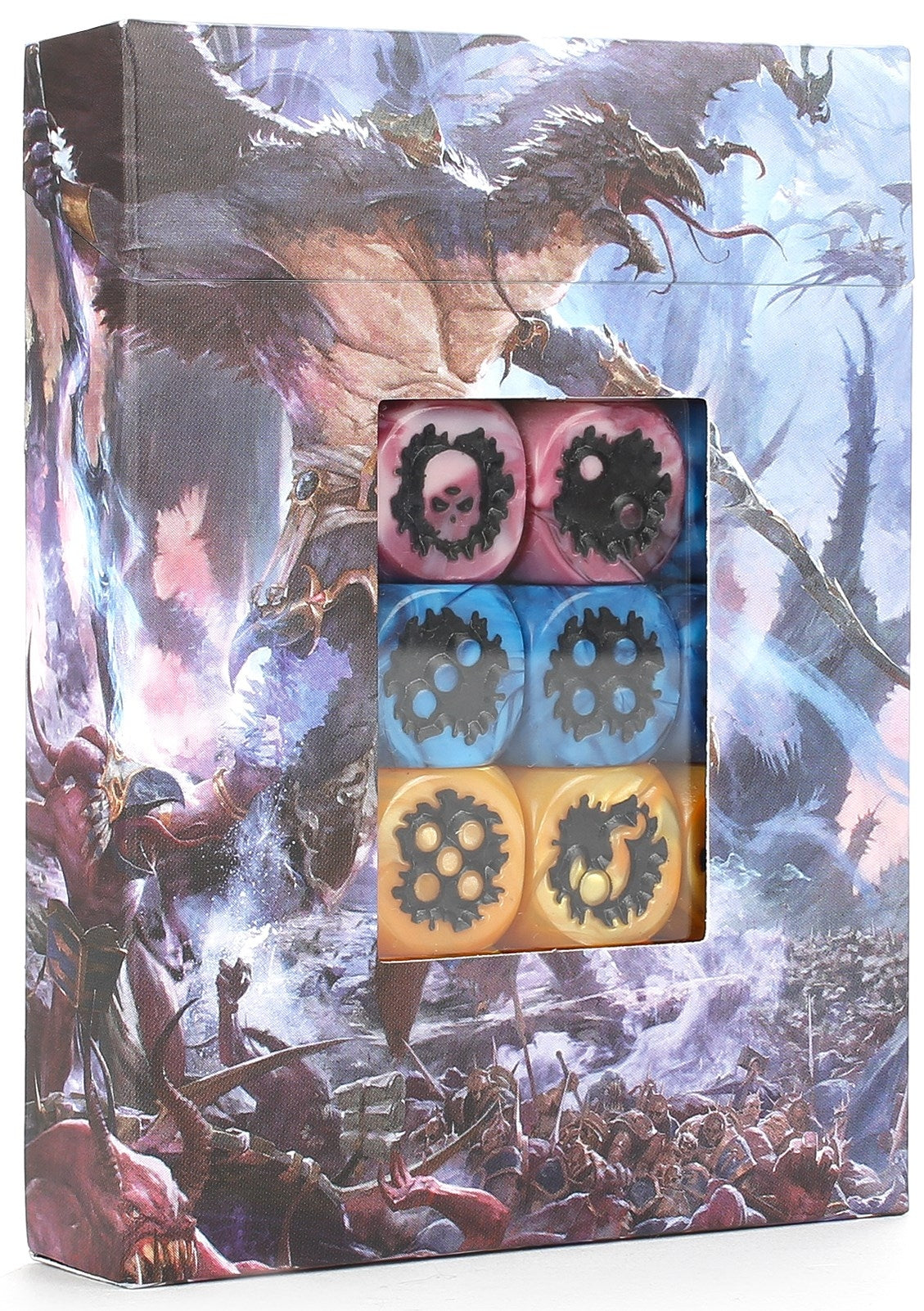 Warhammer: Age of Sigmar - Disciples of Tzeentch Dice Set (8-Pack) [ACCS] - Warhammer Game Accessories Sealed