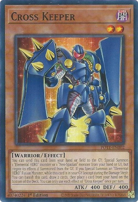 Cross Keeper (2) (POTE) - YuGiOh Single
