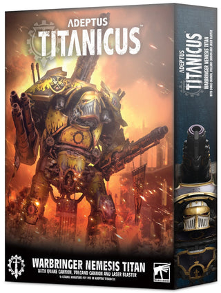 Warhammer: 40K - Adeptus Titanicus - Warbringer Nemesis Titan with Quake Cannon [PLAS] - Warhammer Box Sets Sealed