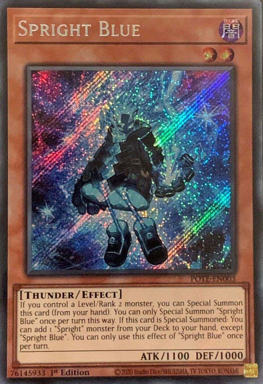Spright Blue (3) (POTE) - YuGiOh Single