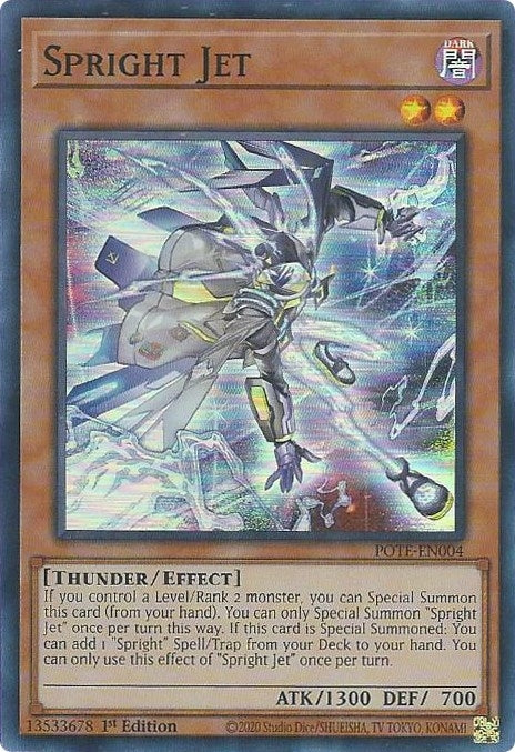 Spright Jet (4) (POTE) - YuGiOh Single