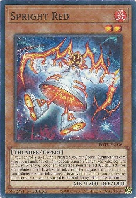 Spright Red (6) (POTE) - YuGiOh Single