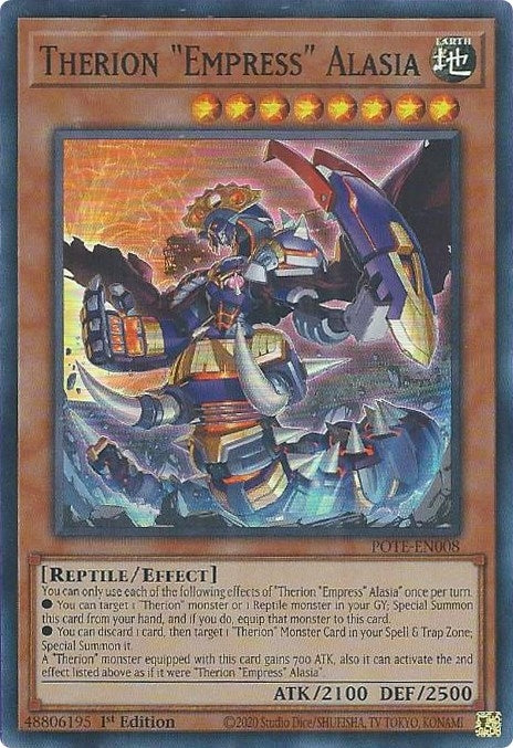 Therion ’Empress’ Alasia (8) (POTE) - YuGiOh Single
