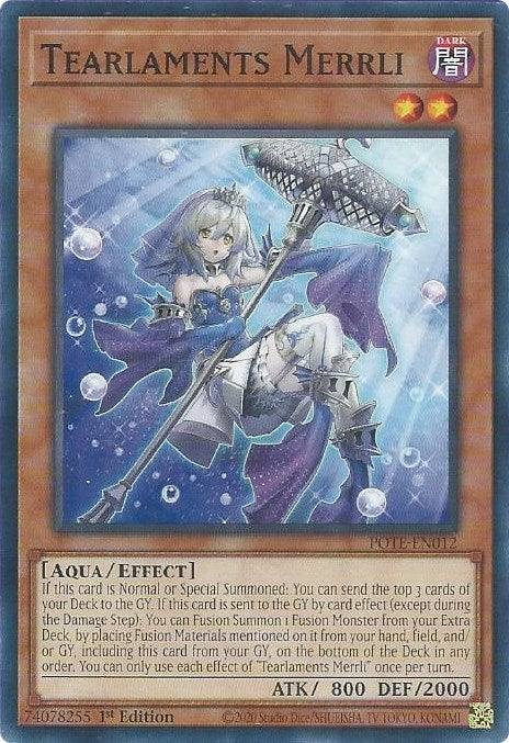 Tearlaments Merrli (12) (POTE) - YuGiOh Single