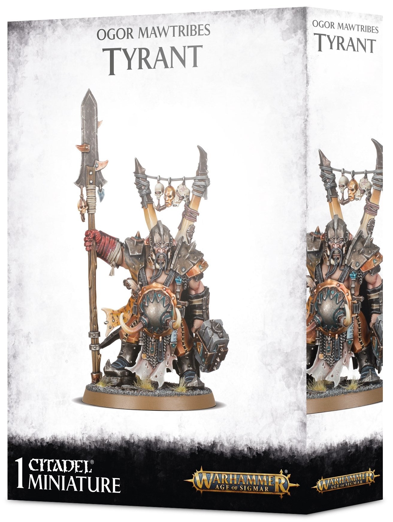 Warhammer: Age of Sigmar - Ogor Mawtribes Tyrant [PLAS] - Warhammer Box Sets Sealed