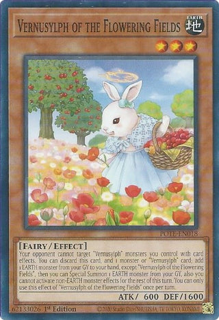 Vernusylph of the Flowering Fields (18) (POTE) - YuGiOh Single