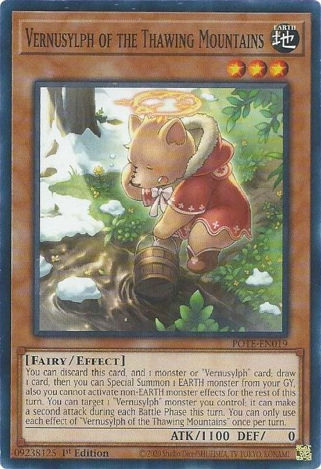 Vernusylph of the Thawing Mountains (19) (POTE) - YuGiOh Single