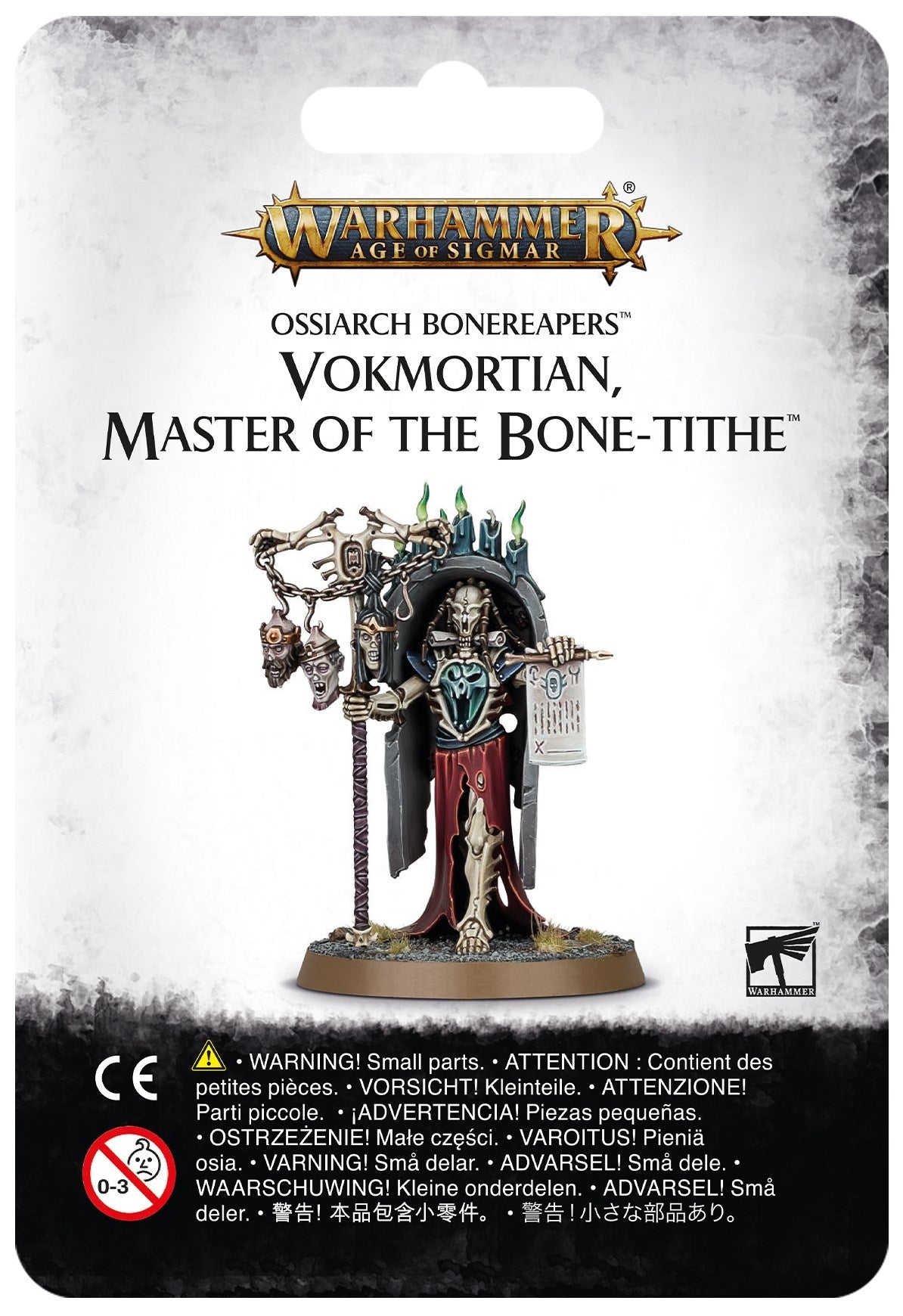 Warhammer: Age of Sigmar - Ossiarch Bonereapers: Vokmortian Master of the Bone-tithe [PLAS] - Warhammer Box Sets Sealed
