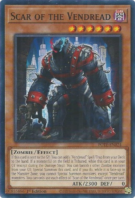 Scar of the Vendread (24) (POTE) - YuGiOh Single