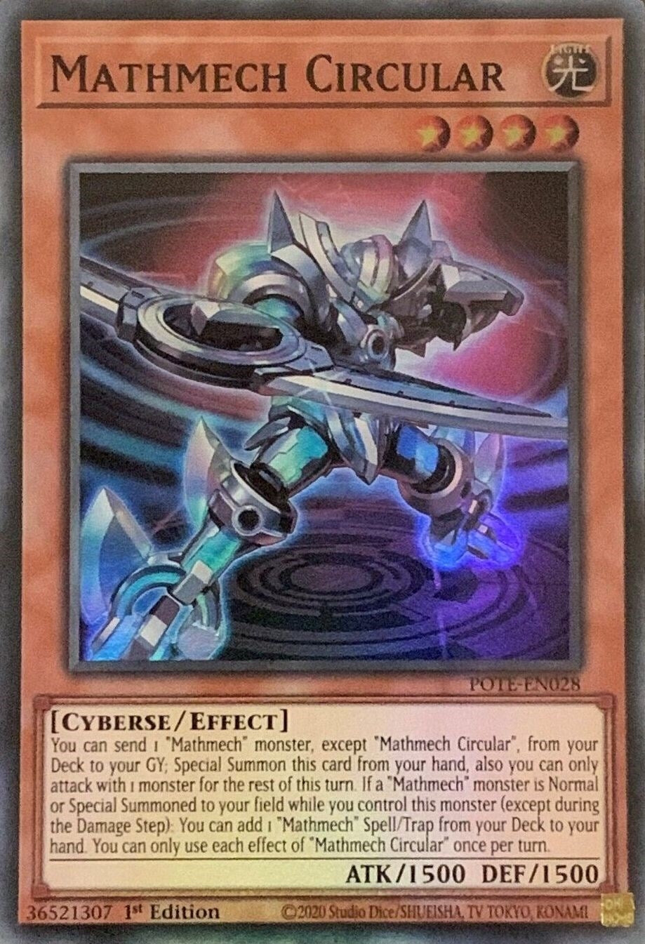 Mathmech Circular (28) (POTE) - YuGiOh Single