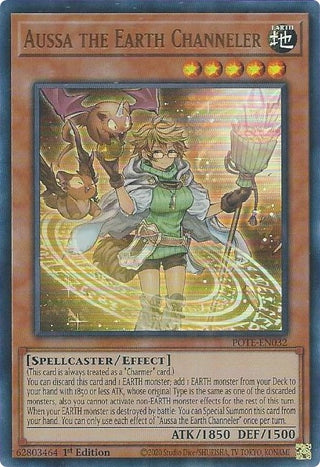 Aussa the Earth Channeler (32) (POTE) - YuGiOh Single