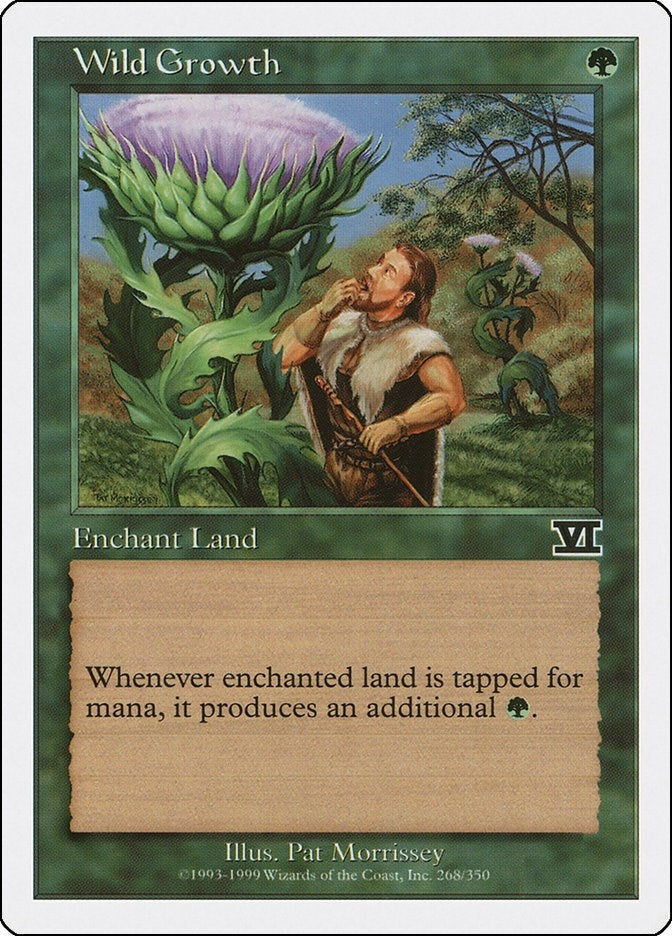 Wild Growth (268) [6ED] - MTG Single