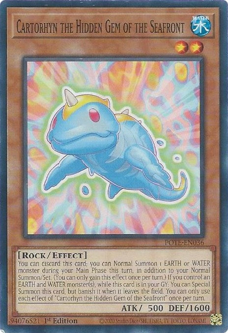 Cartorhyn the Hidden Gem of the Seafront (36) (POTE) - YuGiOh Single