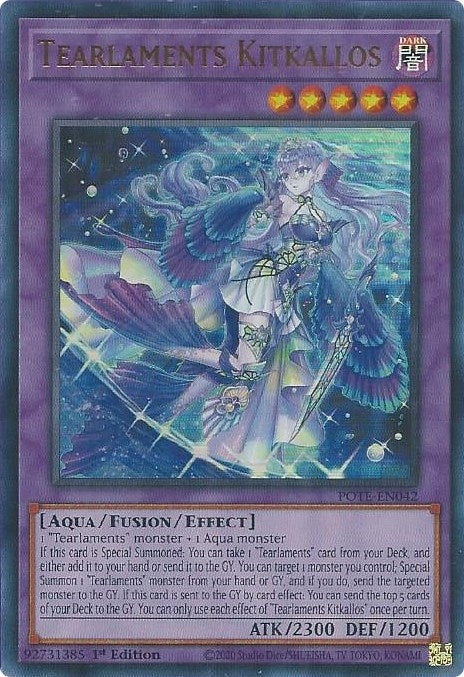 Tearlaments Kitkallos (42) (POTE) - YuGiOh Single