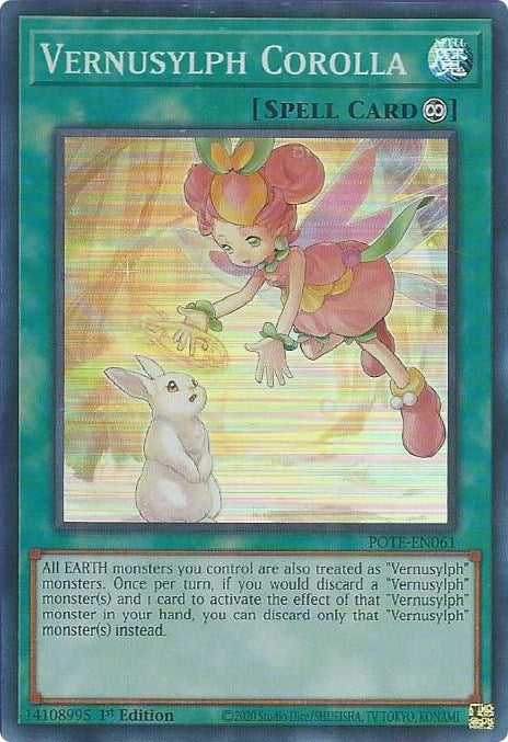 Vernusylph Corolla (61) (POTE) - YuGiOh Single