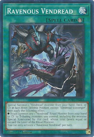 Ravenous Vendread (64) (POTE) - YuGiOh Single