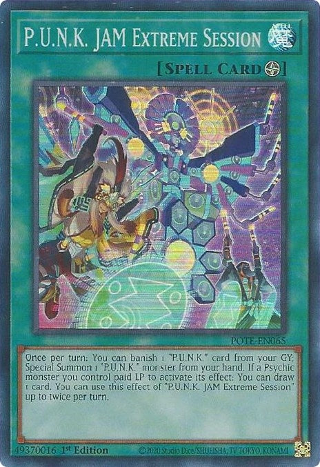 P.U.N.K. JAM Extreme Session (65) (POTE) - YuGiOh Single