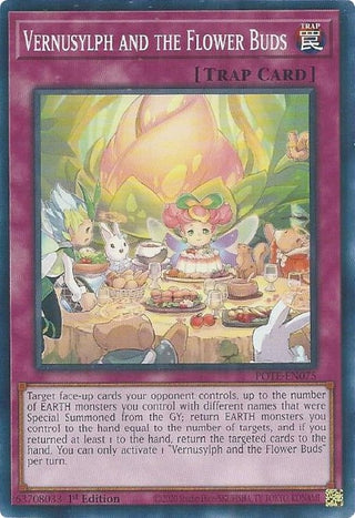 Vernusylph and the Flower Buds (75) (POTE) - YuGiOh Single