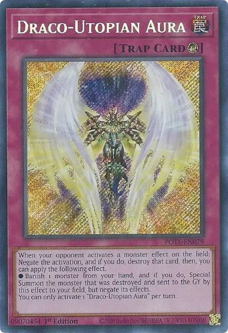 Draco-Utopian Aura (79) (POTE) - YuGiOh Single