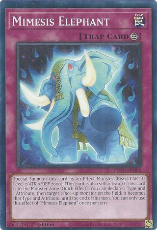 Mimesis Elephant (85) (POTE) - YuGiOh Single