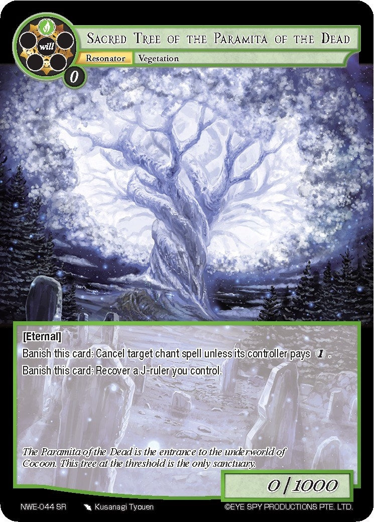 Sacred Tree of the Paramita of the Dead (44) [NWE] - Force of Will Single