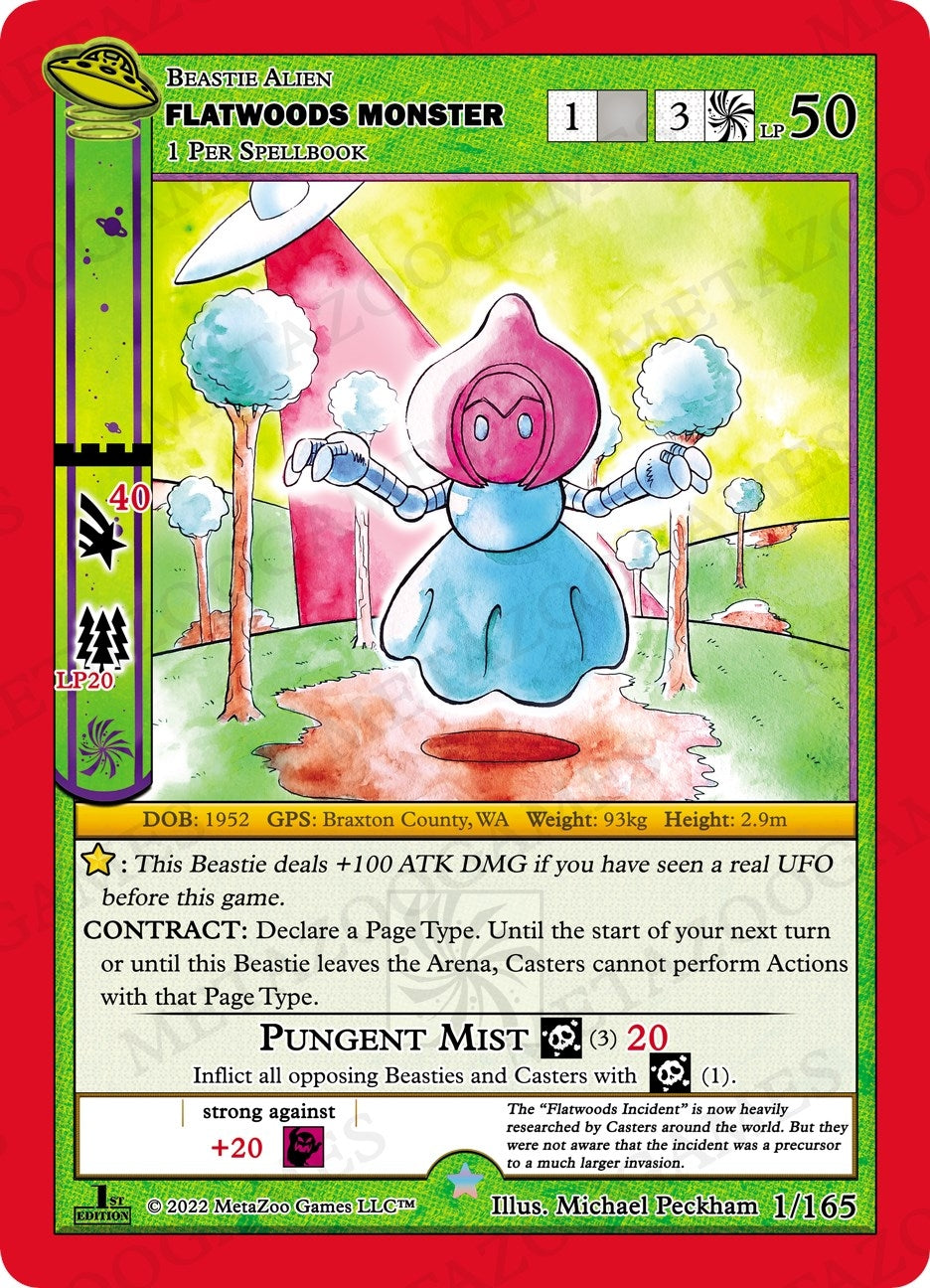 Flatwoods Monster (1) (UFOFE) - MetaZoo Single