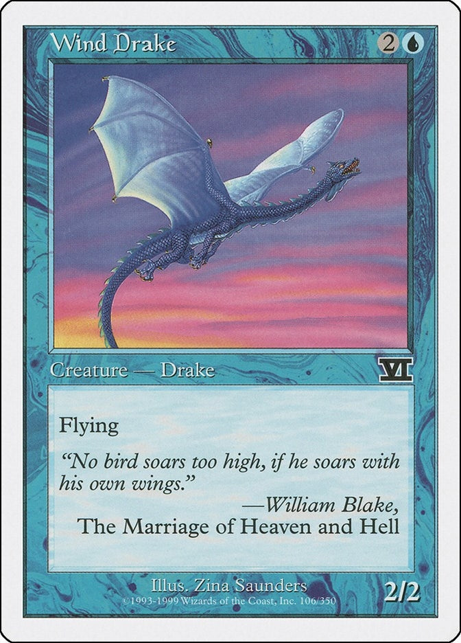 Wind Drake (106) [6ED] - MTG Single