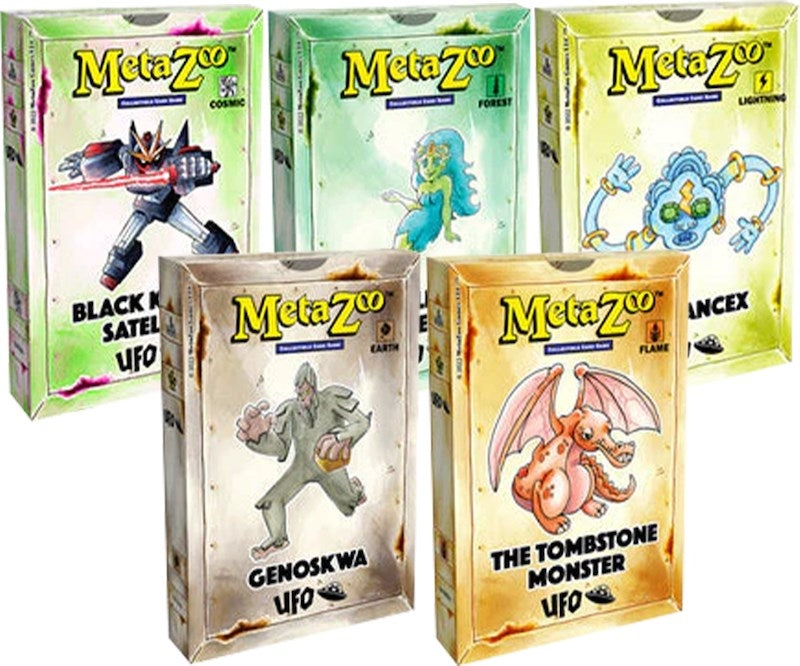UFO: First Edition Tribal Theme Deck (Set of 5) [UFOFE-TD] - MetaZoo Sealed