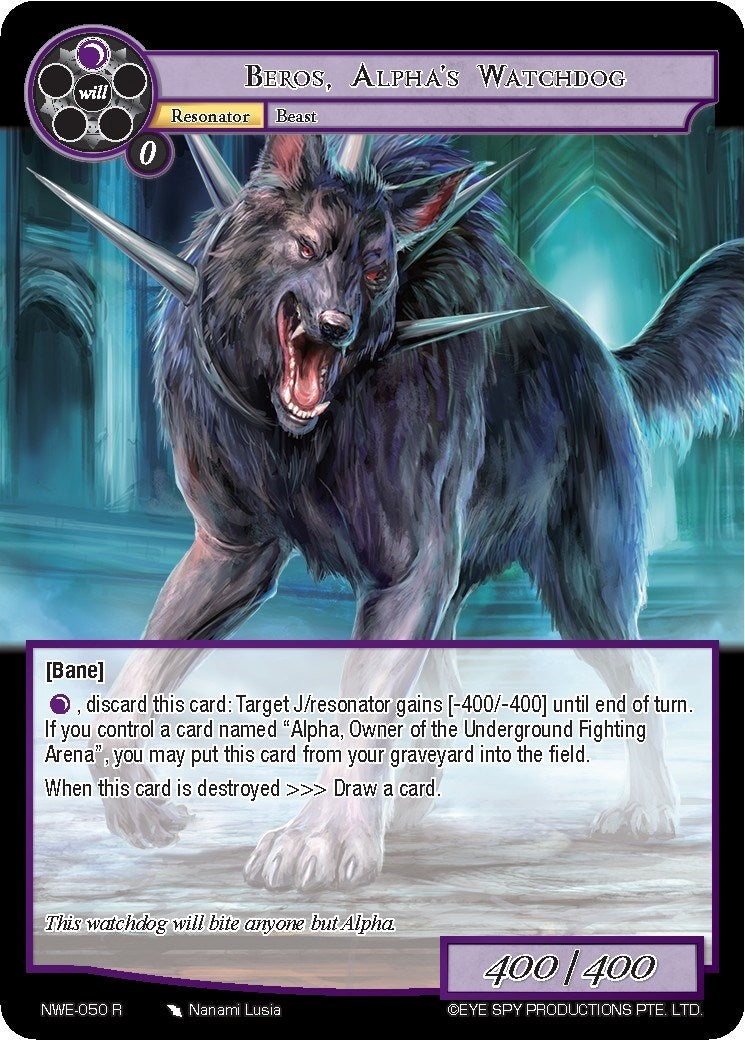 Beros Alpha’s Watchdog (50) [NWE] - Force of Will Single