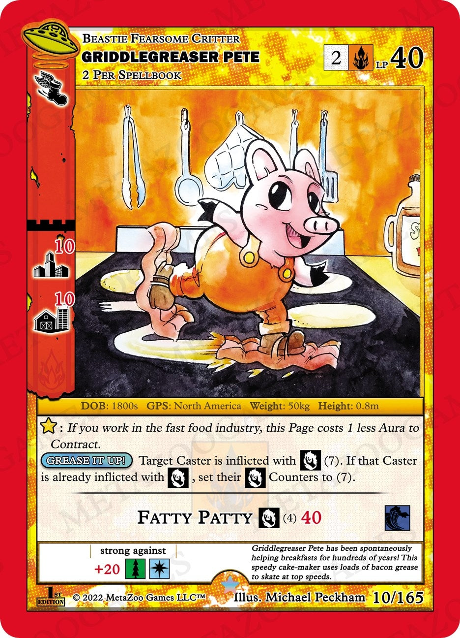 Griddlegreaser Pete (10) (UFOFE) - MetaZoo Single