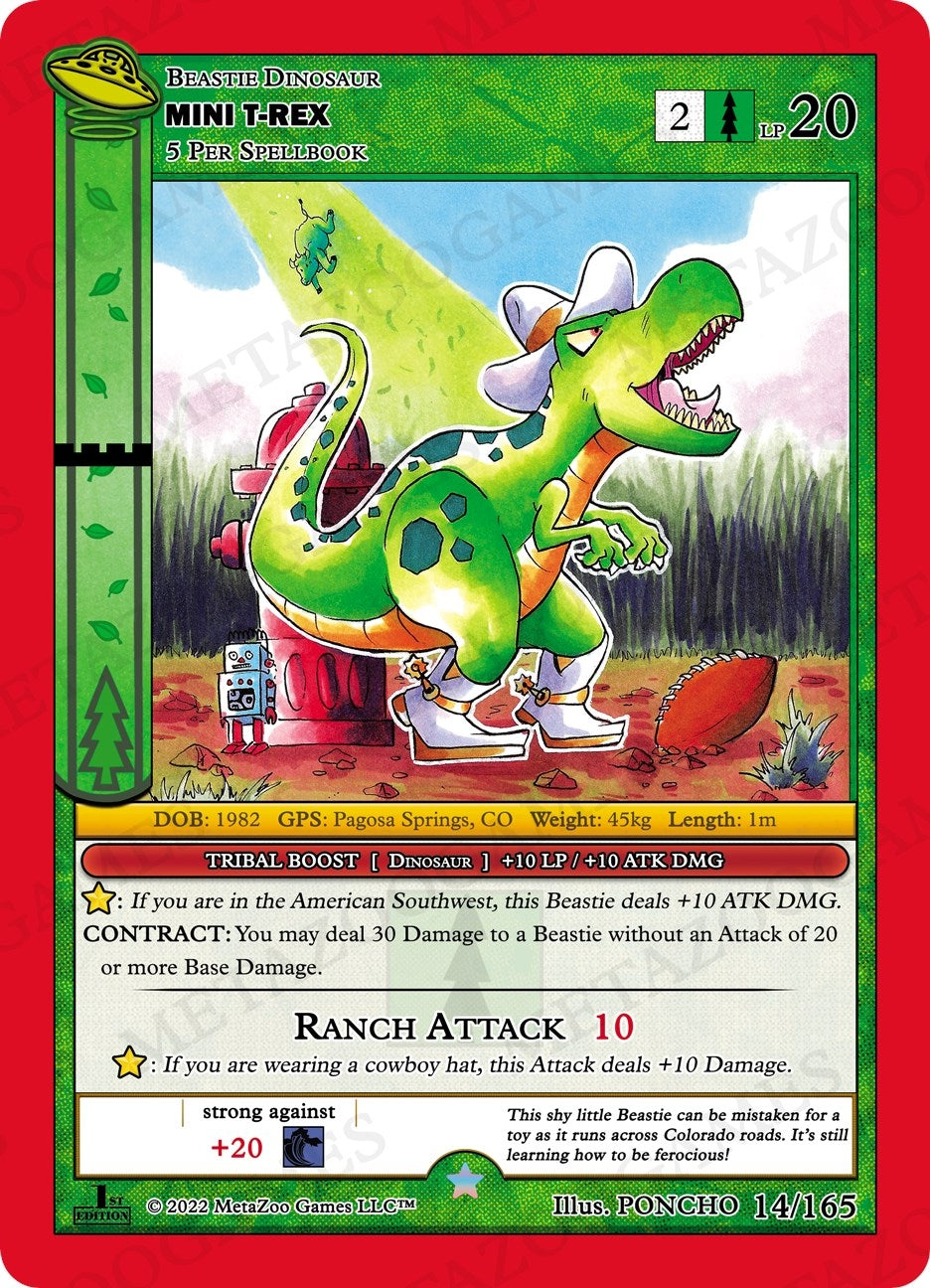 Mini T-Rex (14) (UFOFE) - MetaZoo Single