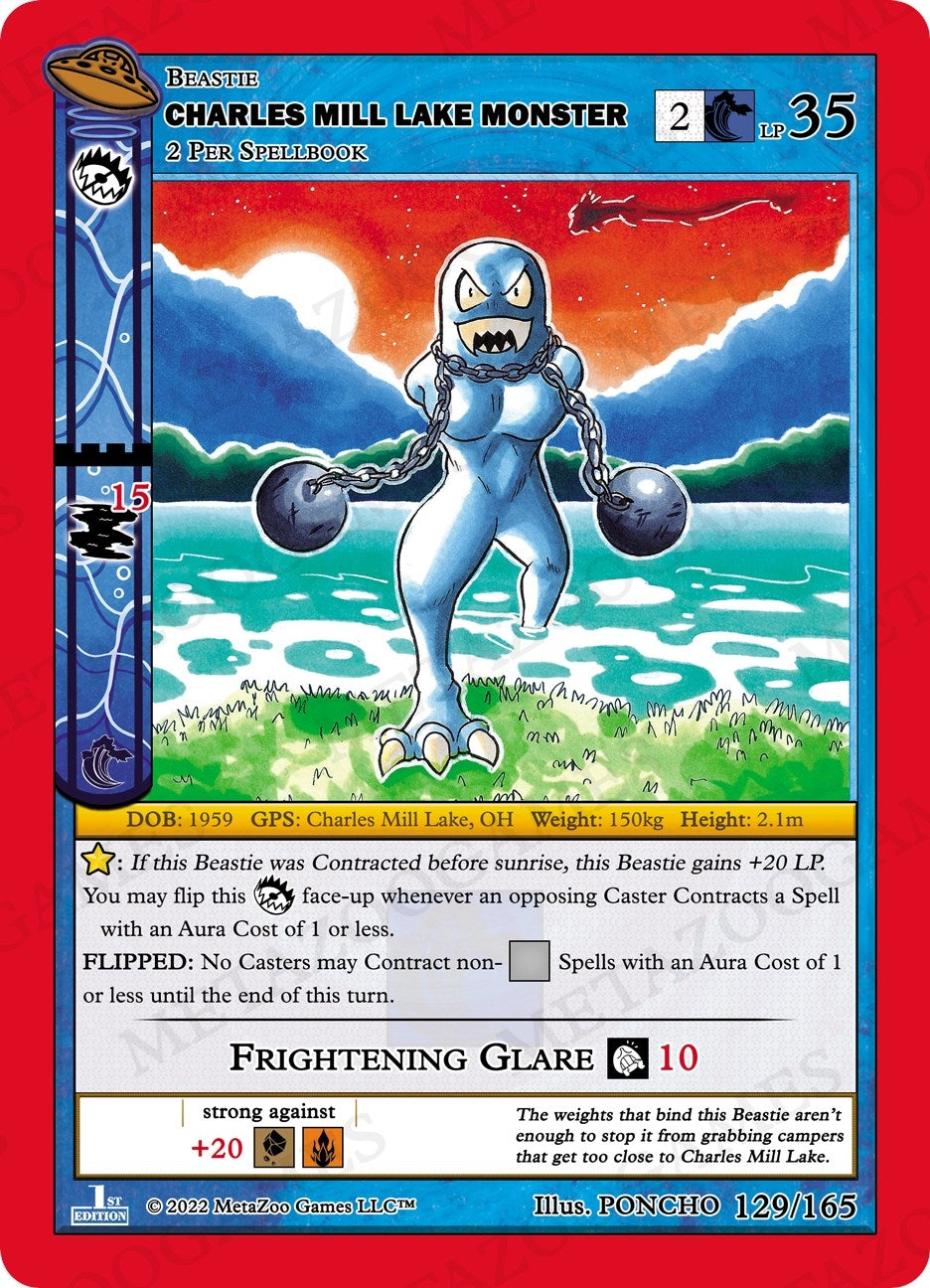 Charles Mill Lake Monster (129) (UFOFE) - MetaZoo Single