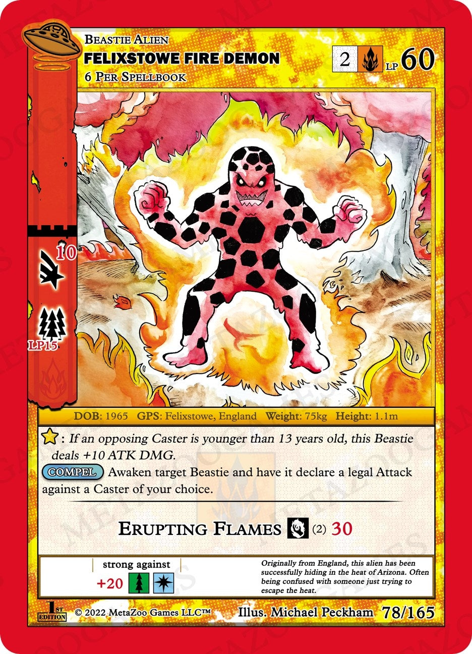 Felixstowe Fire Demon (78) (UFOFE) - MetaZoo Single
