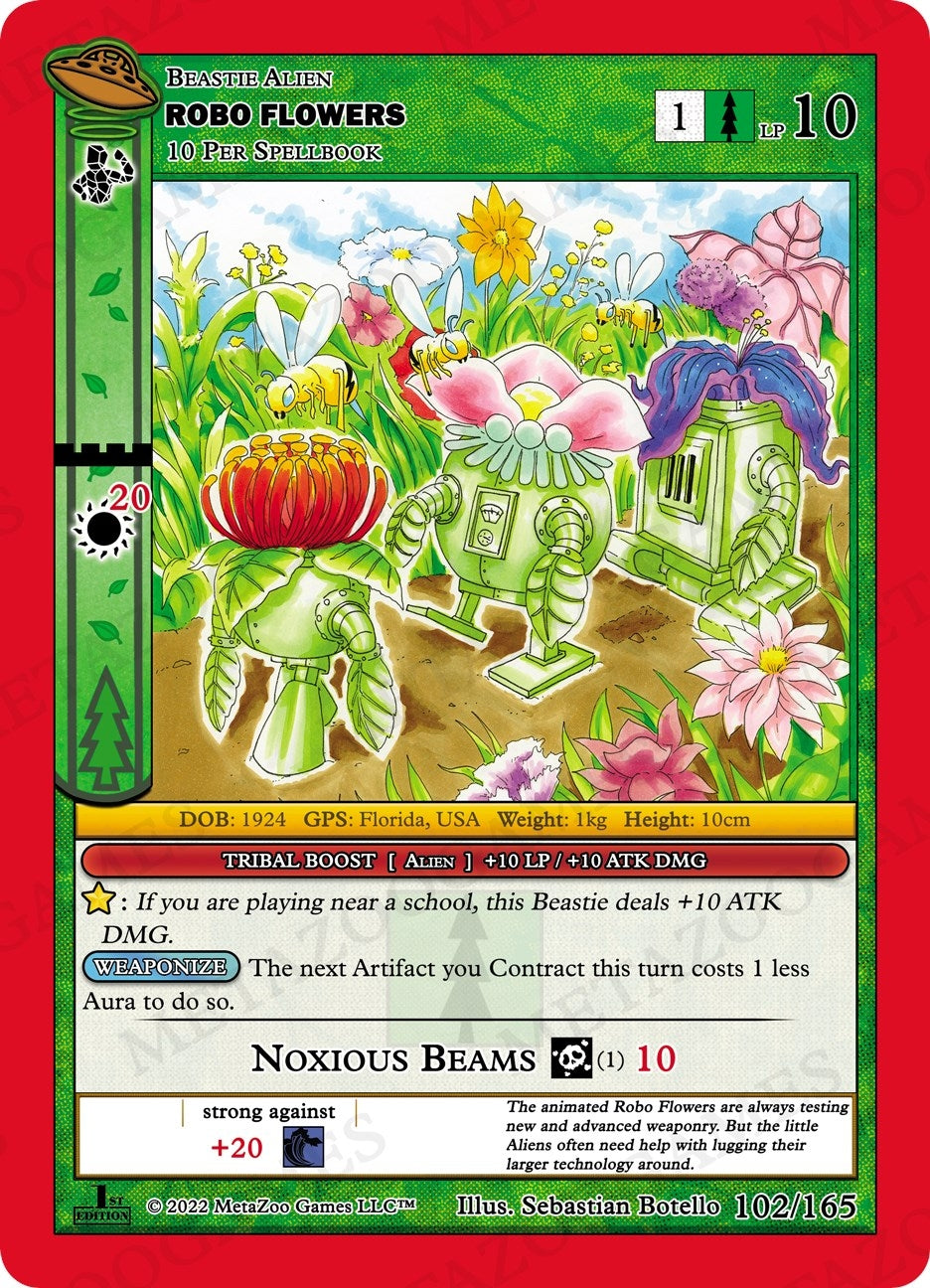 Robo Flowers (102) (UFOFE) - MetaZoo Single