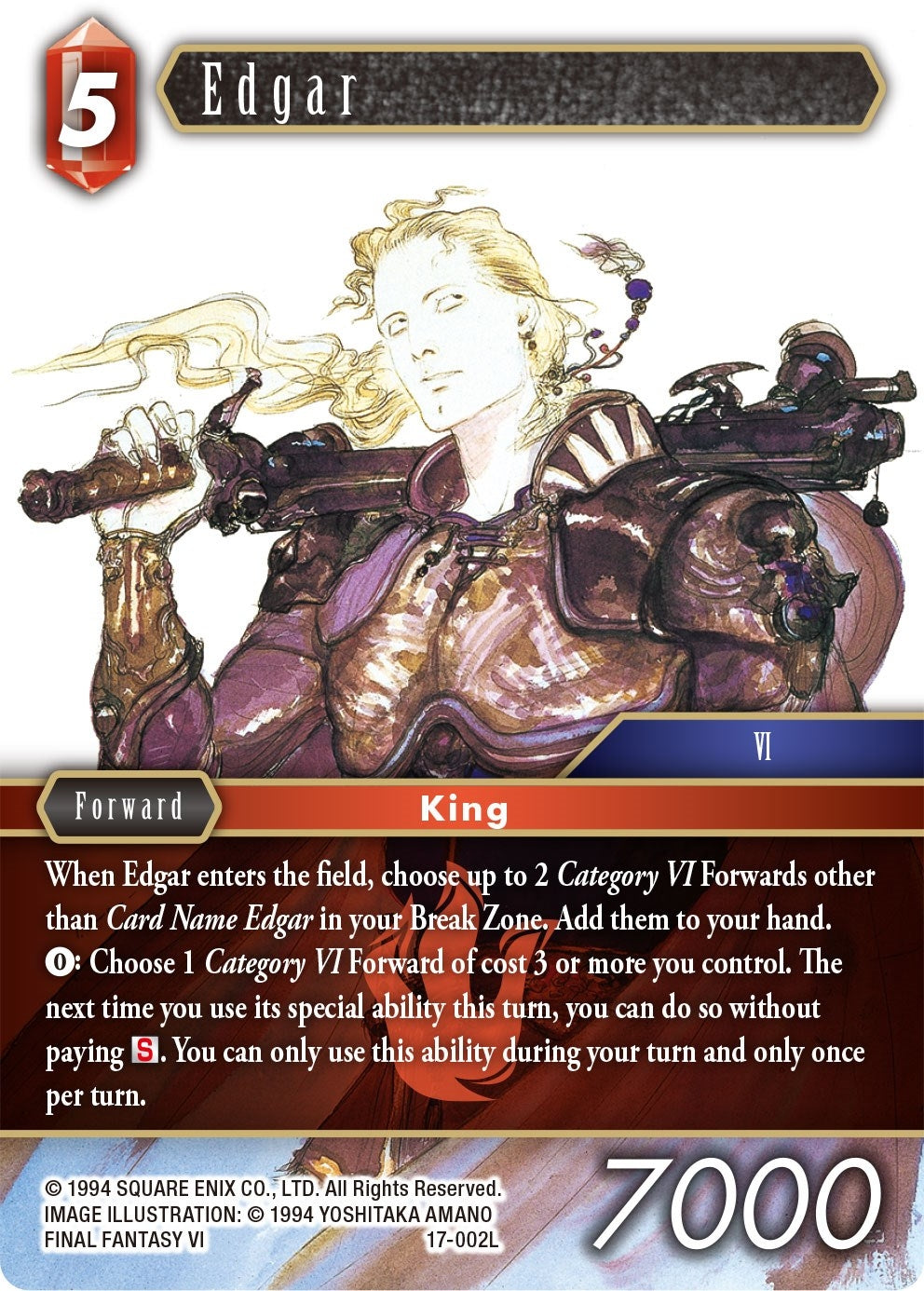 Edgar (17) [17] - Final Fantasy TCG Single