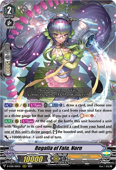 Regalia of Fate Norn (5019) [D-VS05] - Cardfight Vanguard Single