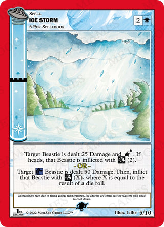 Ice Storm (5) (UFOFE-RE) - MetaZoo Single