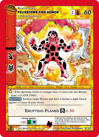 Felixstowe Fire Demon (3) (UFOFE-RE) - MetaZoo Single