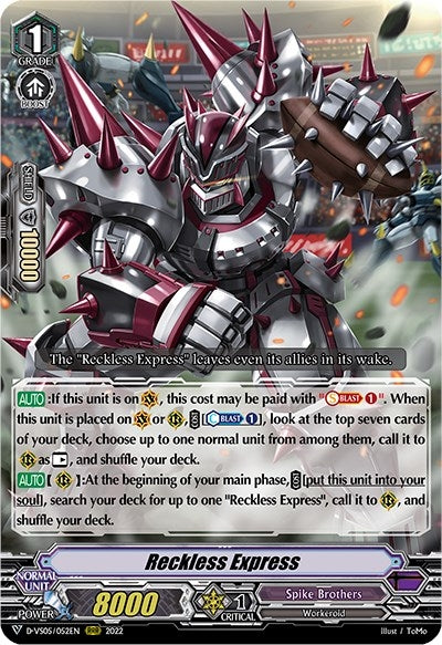 Reckless Express (5052) [D-VS05] - Cardfight Vanguard Single