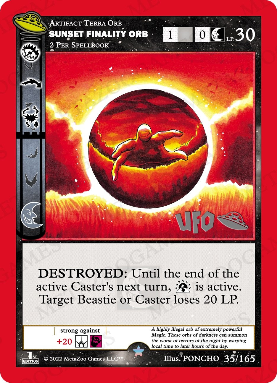 Sunset Finality Orb (35) (UFOFE-SP) - MetaZoo Single