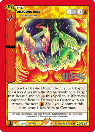 Dragons Rise (20) (UFOFE-SP) - MetaZoo Single